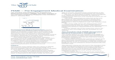 peme.inquiry@healthmetrics|PEME — Pre Engagement Medical Examination .